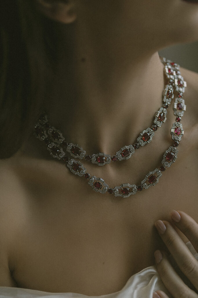 13 carat ruby necklace