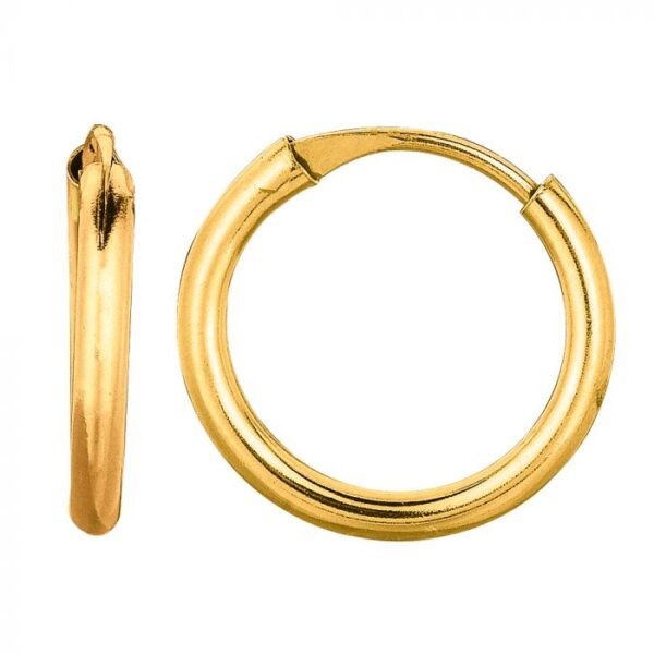 classic small endless hoops