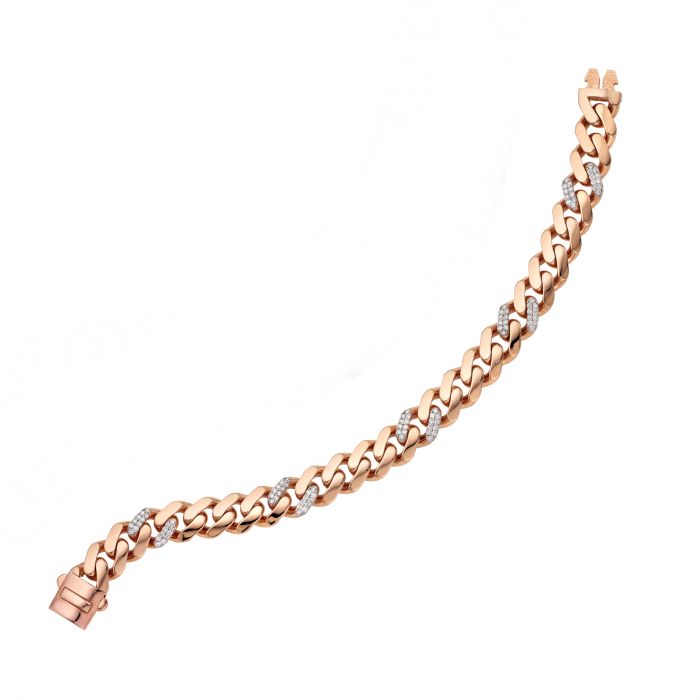 diamond cuban link bracelet